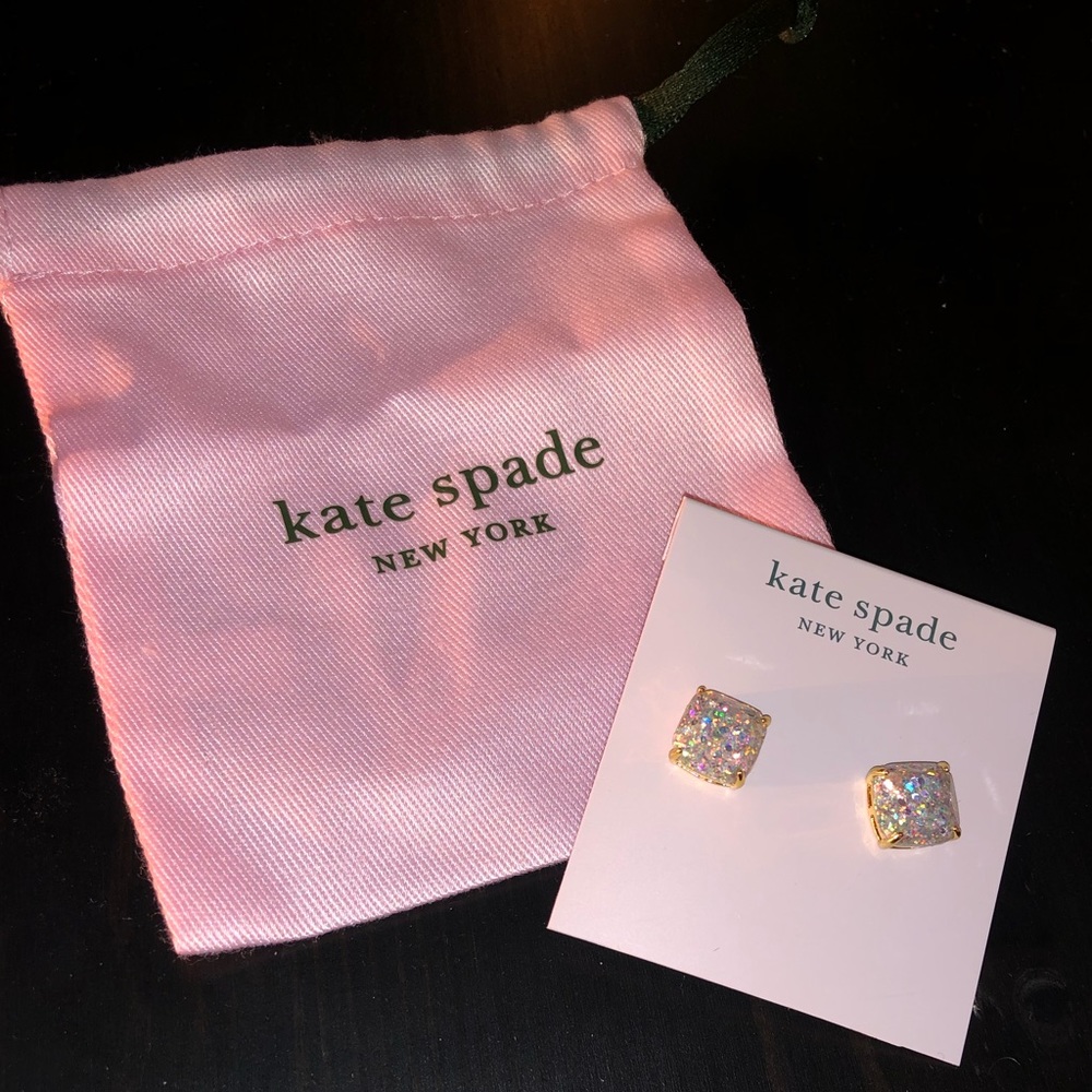 Brand new, never worn Kate Spade opal earrings!!
